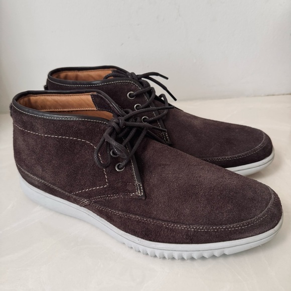 Marc Joseph New York Bridgeport Brown Suede Chukka Sneaker 9.5 main image 9